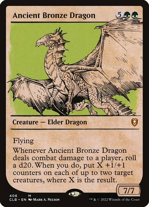 Ancient Bronze Dragon from Commander Legends: Battle for Baldur's Gate