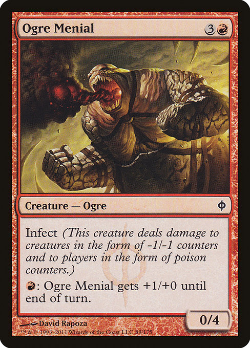 Ogre Menial highlighted card art