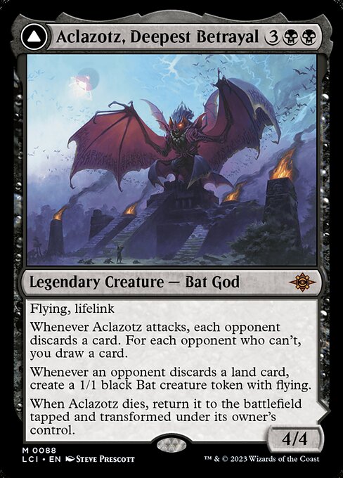 Aclazotz, Deepest Betrayal // Temple of the Dead from The Lost Caverns of Ixalan
