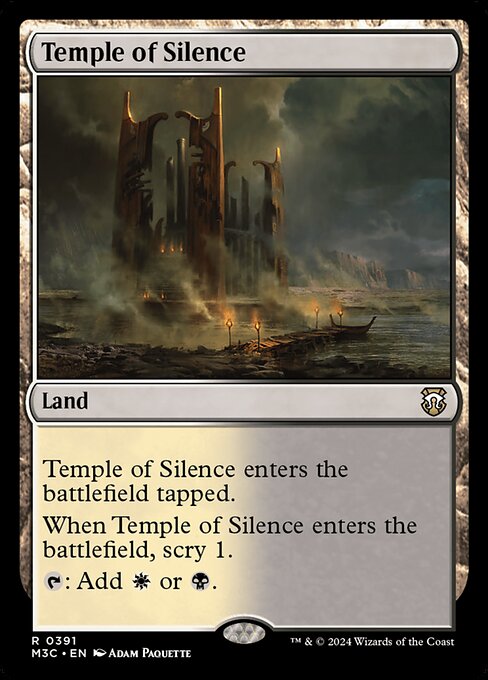 Temple of Silence from Modern Horizons 3 Commander