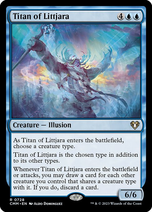Titan of Littjara highlighted card art