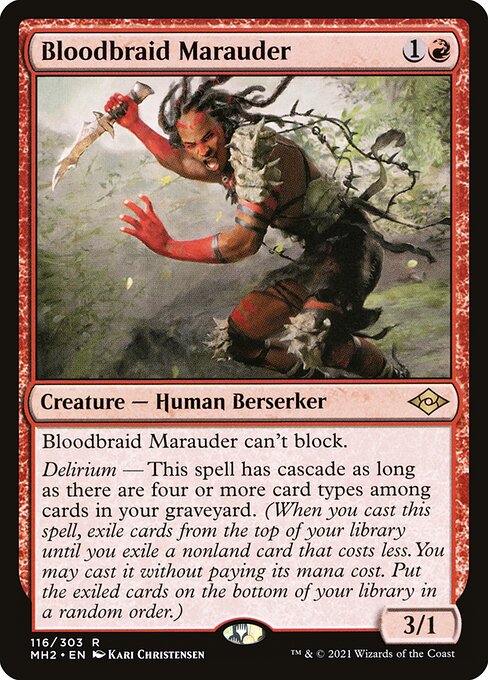 Bloodbraid Marauder from Modern Horizons 2