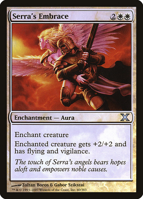 Serra's Embrace from Tenth Edition