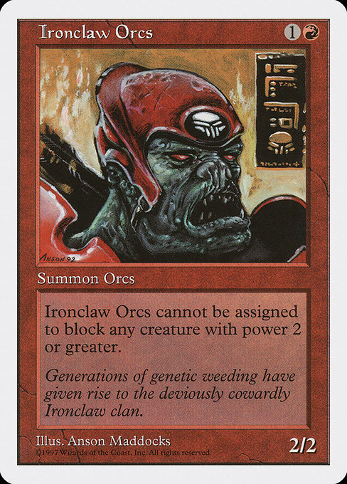 Ironclaw Orcs from Fifth Edition