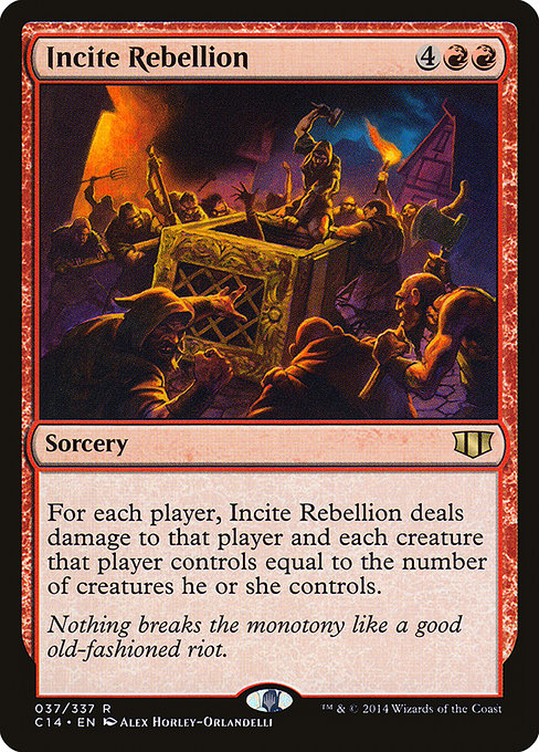 Incite Rebellion from Commander 2014