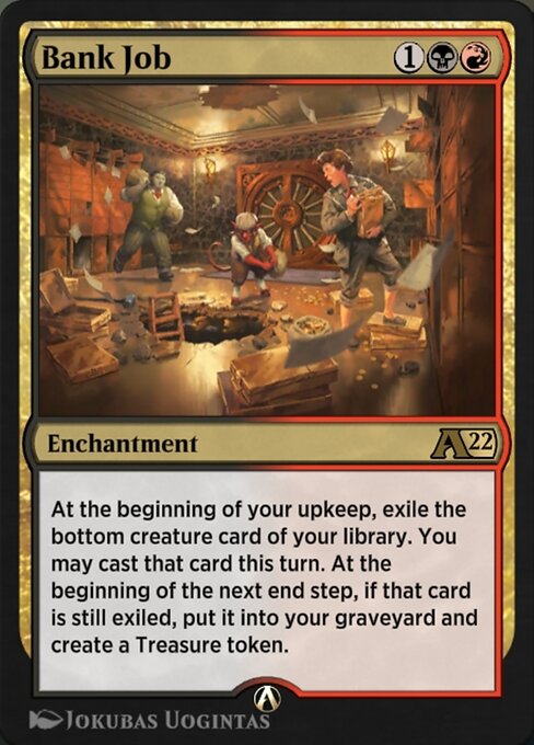 Bank Job highlighted card art
