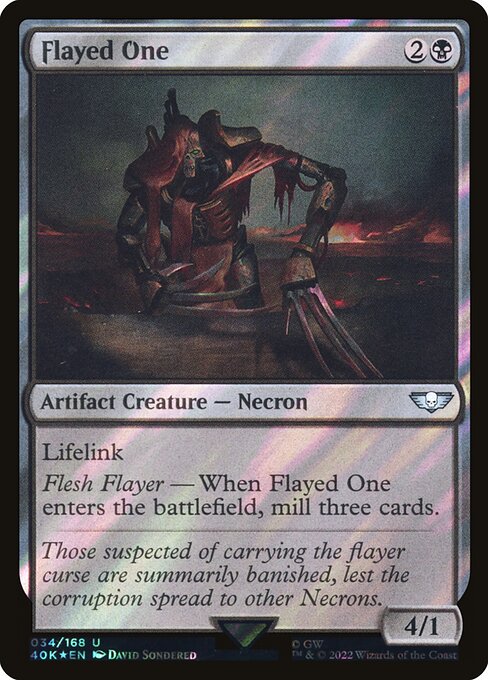 Flayed One highlighted card art