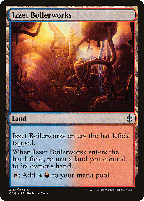 Izzet Boilerworks from Commander 2016
