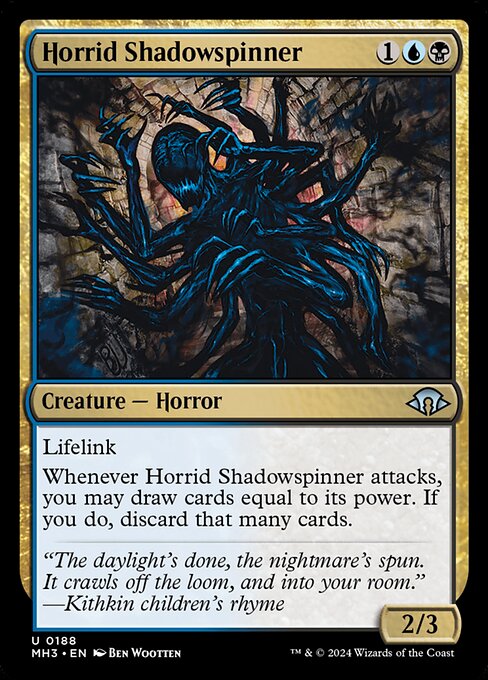 Horrid Shadowspinner highlighted card art