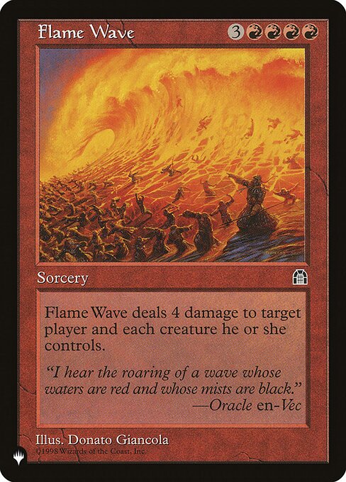 Flame Wave highlighted card art