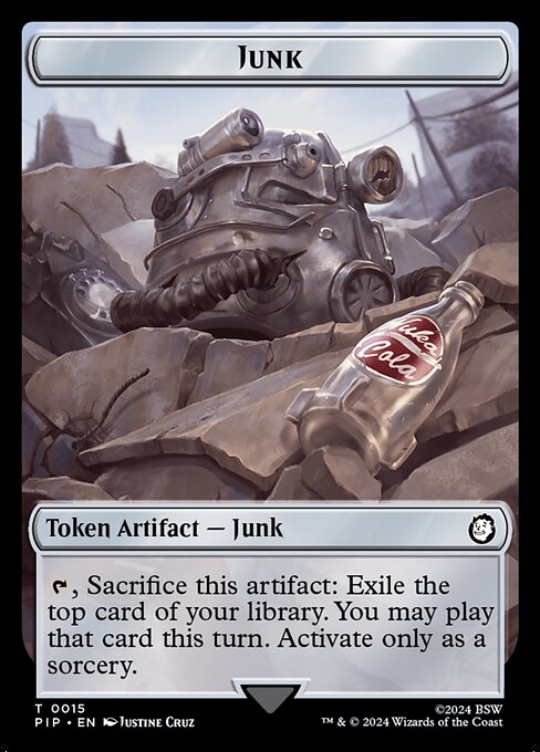 Junk highlighted card art