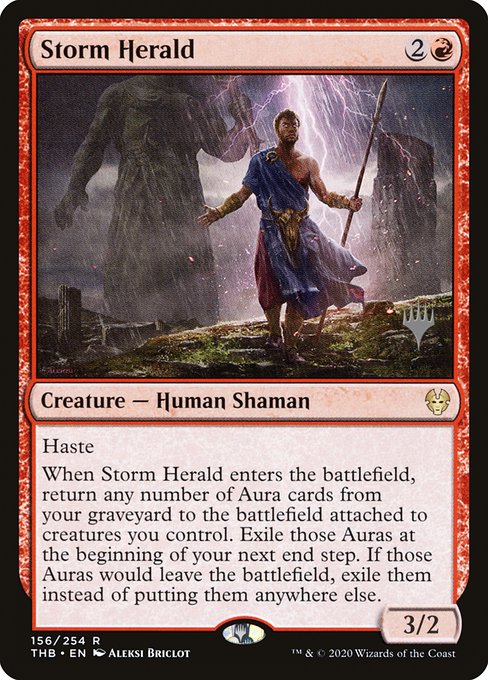 Storm Herald from Theros Beyond Death Promos