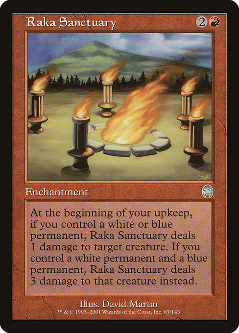 Raka Sanctuary highlighted card art