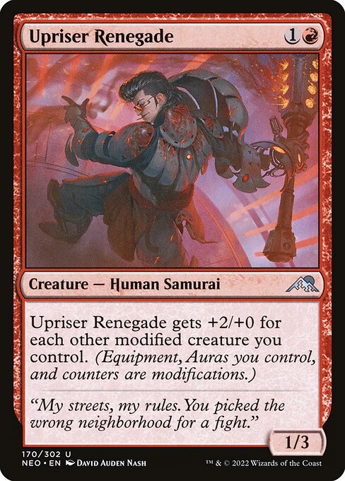 Upriser Renegade from Kamigawa: Neon Dynasty