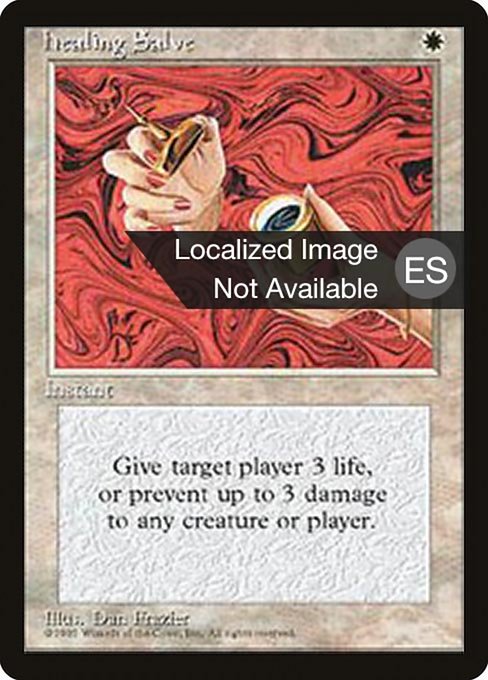 Healing Salve from Fourth Edition Foreign Black Border