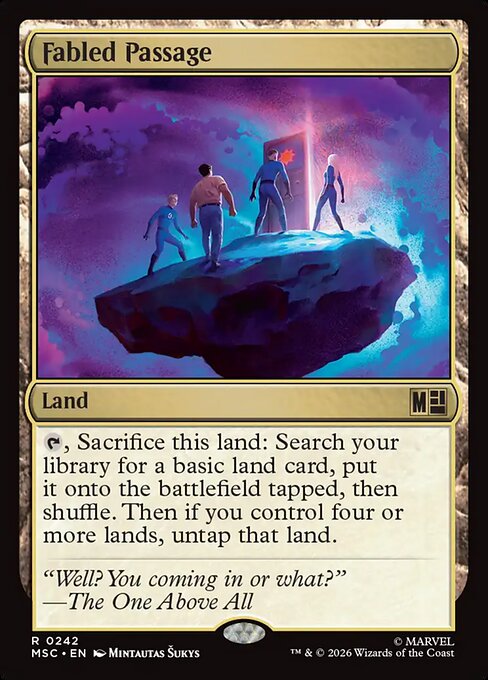 Fabled Passage highlighted card art