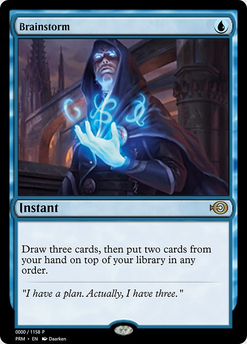 Brainstorm from Magic Online Promos
