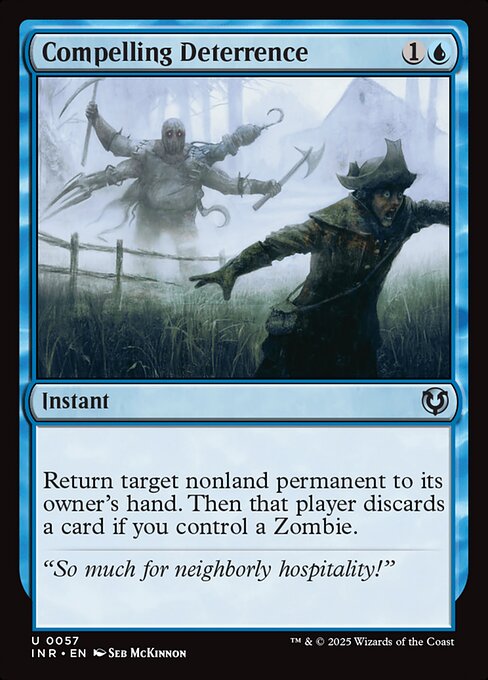 Compelling Deterrence highlighted card art