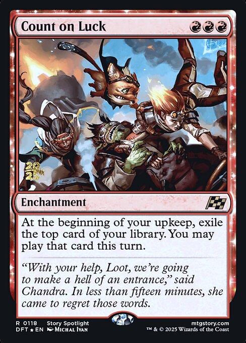 Count on Luck from Aetherdrift Promos