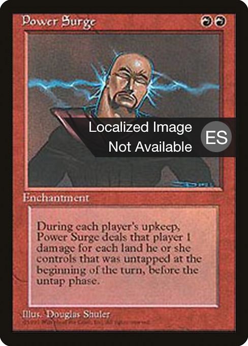 Power Surge from Fourth Edition Foreign Black Border