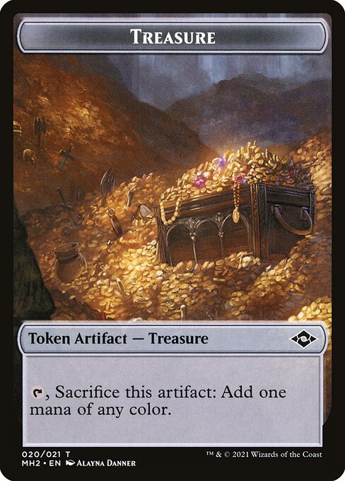 Treasure from Modern Horizons 2 Tokens