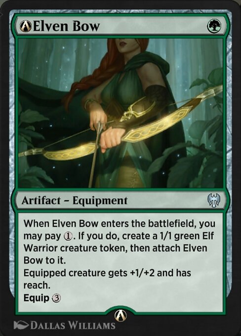 A-Elven Bow highlighted card art