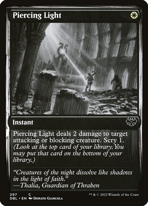 Piercing Light highlighted card art