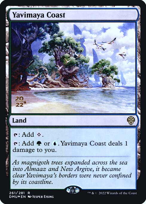 Yavimaya Coast from Dominaria United Promos