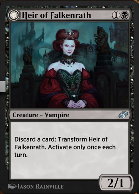 Heir of Falkenrath // Heir to the Night highlighted card art