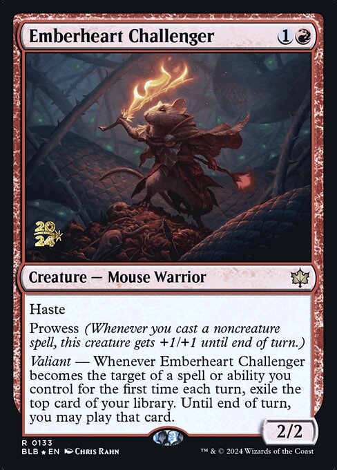 Emberheart Challenger from Bloomburrow Promos