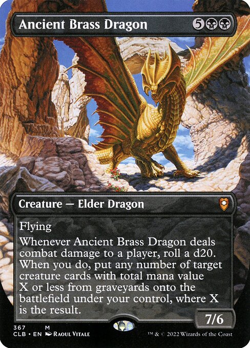 Ancient Brass Dragon from Commander Legends: Battle for Baldur's Gate