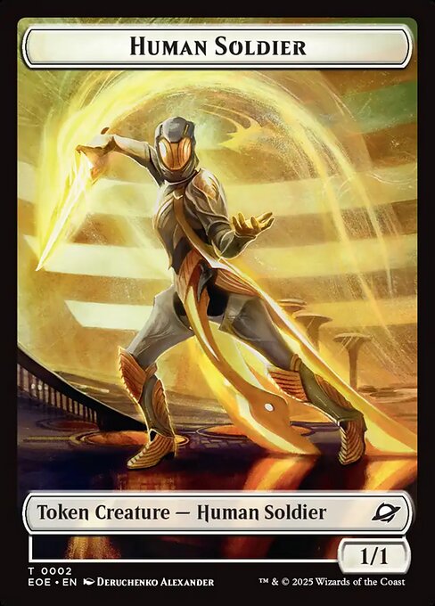 Human Soldier highlighted card art