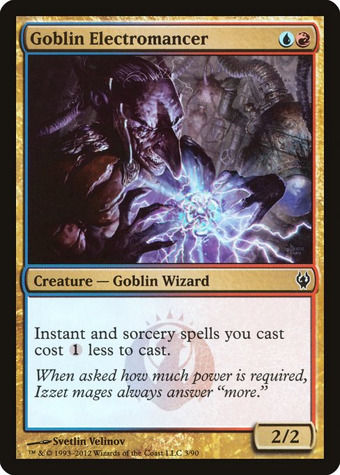 Goblin Electromancer from Duel Decks: Izzet vs. Golgari