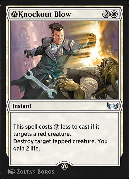 A-Knockout Blow highlighted card art