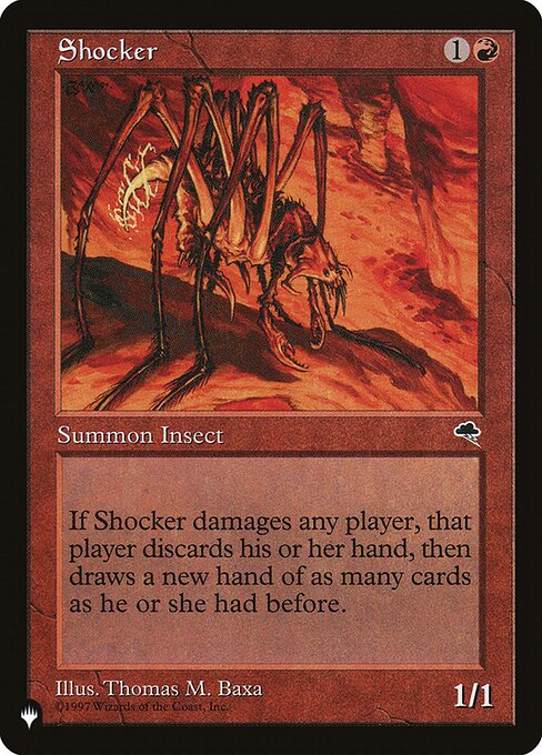 Shocker highlighted card art