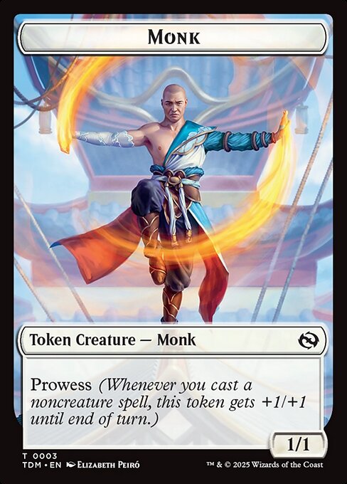 Monk highlighted card art