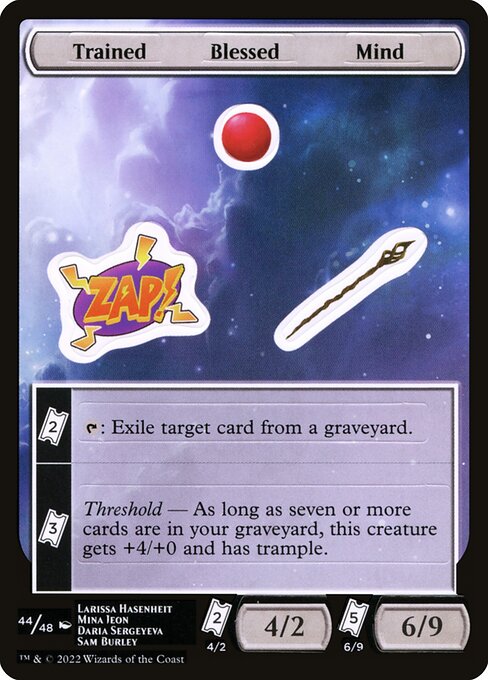 Trained Blessed Mind highlighted card art