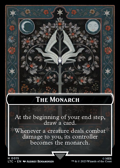 The Monarch from Tales of Middle-earth Commander Tokens