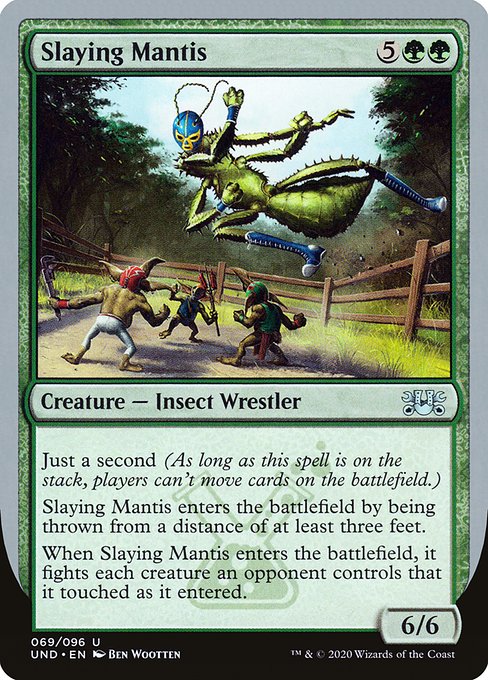 Slaying Mantis highlighted card art