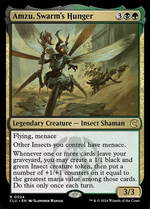 Amzu, Swarm's Hunger highlighted card art