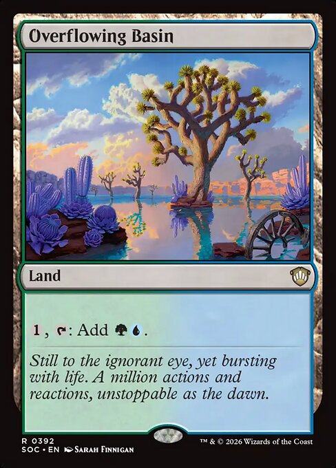 Overflowing Basin highlighted card art