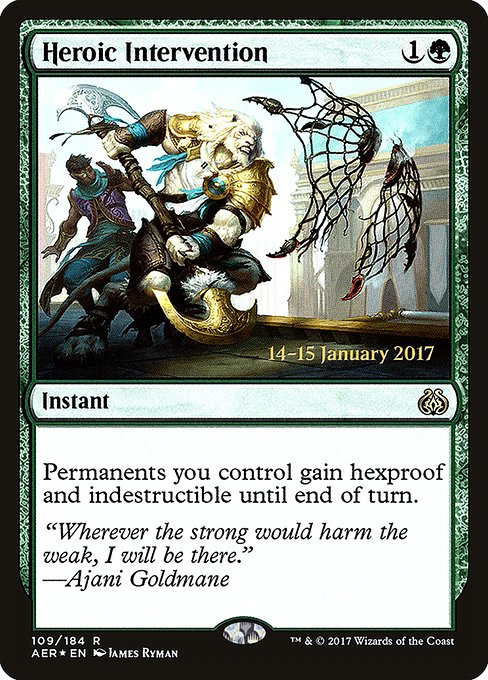 Heroic Intervention from Aether Revolt Promos