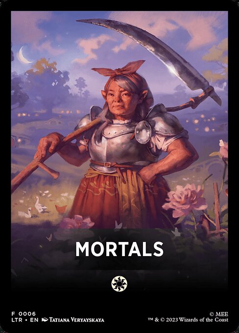 Mortals highlighted card art