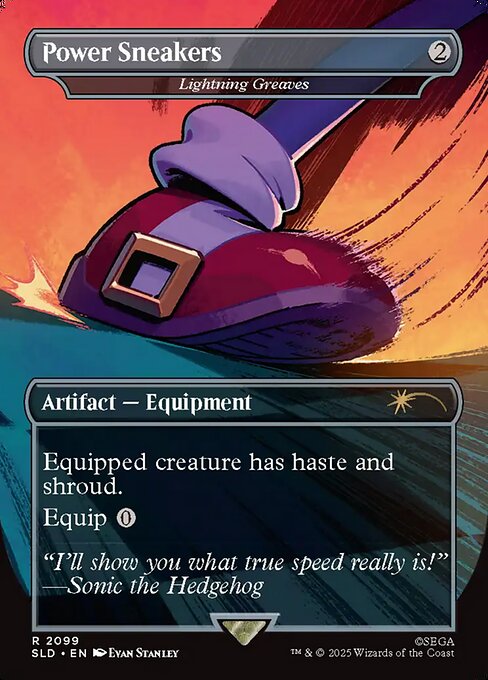 Lightning Greaves from Secret Lair Drop