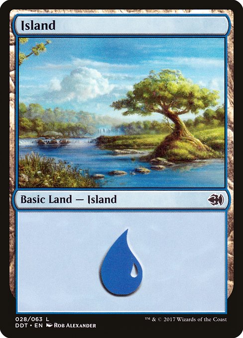 Island from Duel Decks: Merfolk vs. Goblins