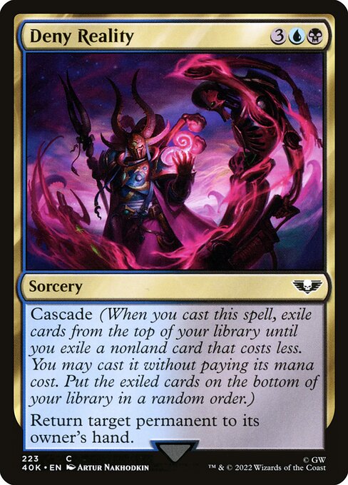 Deny Reality highlighted card art