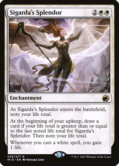 Sigarda's Splendor from Innistrad: Midnight Hunt Promos