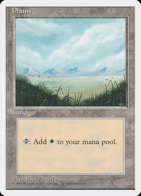 Plains from Fourth Edition