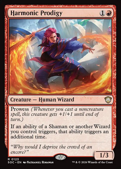 Harmonic Prodigy from Secrets of Strixhaven Commander