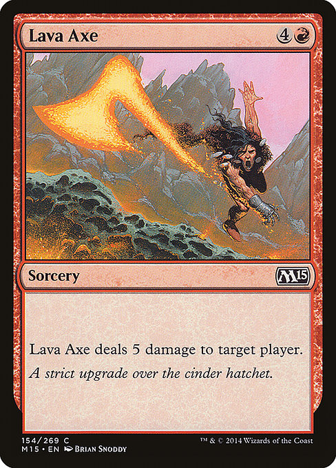 Lava Axe from Magic 2015